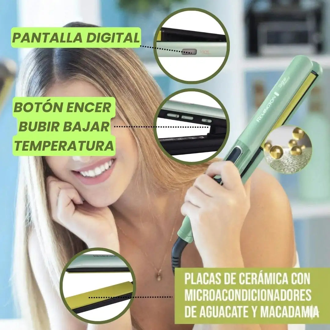 PLANCHA REMINGTON AGUACATE ®️